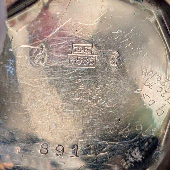 Antique 14k Gold Swiss Made Art Deco Watch - Picture 8 of 11